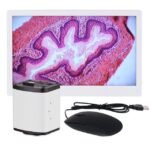 AmScope HD1080A-HDM 1080p 15fps 5MP HDMI Color CMOS C-mount Microscope Camera with Monitor for Stand-alone and PC Imaging