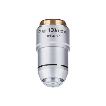 AmScope PA100X-V300 100X Plan Achromatic Compound Microscope Objective Lens