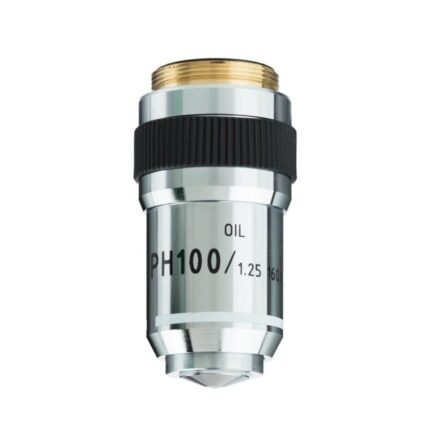 AmScope PH100X 100X Oil-immersion Phase-contrast Achromatic Microscope Objective Lens