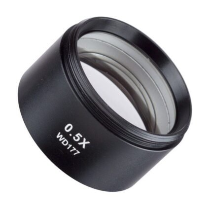 AmScope ZM05 0.5X Barlow Lens For ZM Stereo Microscopes (48mm)