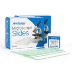 AmScope BS-100P-100S-22 100 Pre-Cleaned Blank Microscope Slides and 100 22x22mm Square Cover Glass - Image 3