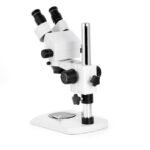 AmScope SM-1BN Zoom Binocular Stereo Microscope 7X-45X Magnification on Compact Pillar Stand - Image 7