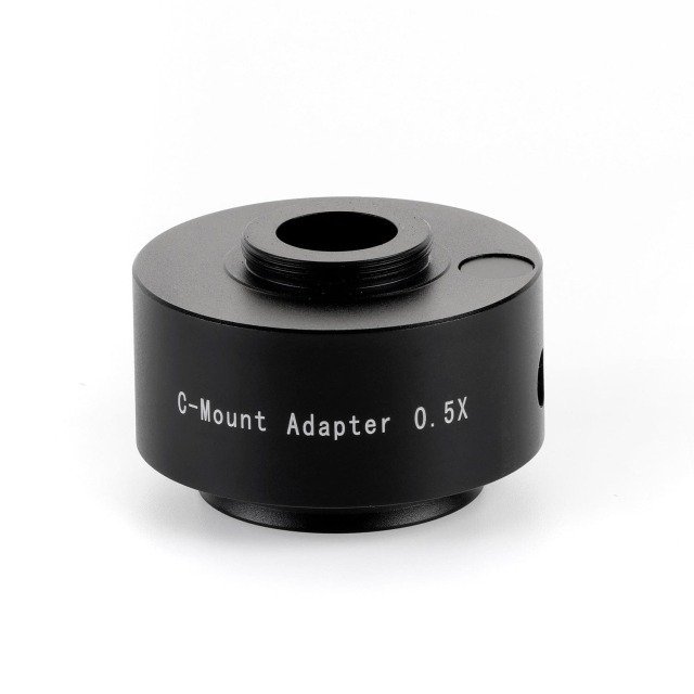 imageye___-_imgi_51_microscope-photo-port-AD-C05-CX-main-hero.jpeg AmScope AD-C05-CX 0.5X C-mount Camera Adapter for Microscopes with CX Photo-port - Image 1