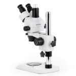 AmScope SM-1TN Industrial Inspection Zoom Trinocular Stereo Microscope 7X-45X Magnification on Pillar Stand w/ Small Base - Image 8