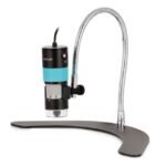 AmScope HHD1300-QSMS10 1.3 MP Professional Handheld Digital USB Microscopes w/ 10X-280X Magnification, LED Ring Illuminator, and Ball-Joint Stand - Image 3